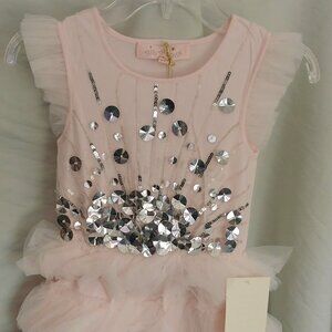 Tutu Du Monde Glitzy Dress in Pink. NWT